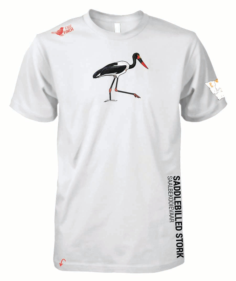 Saddle billed Stork Mens Shirt