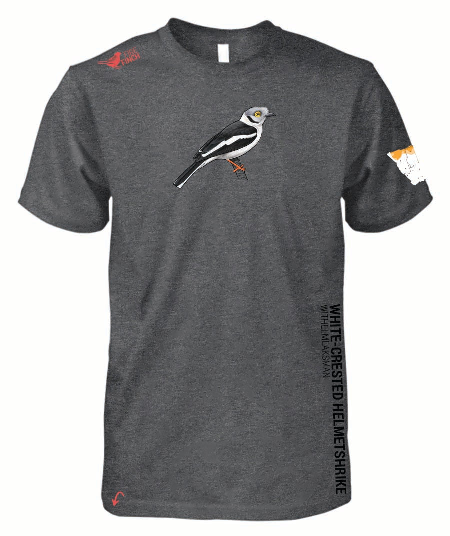 White-Crested Helmetshrike Mens Shirt