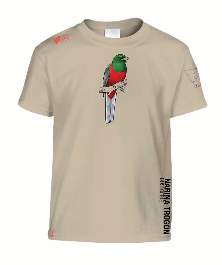 Narina Trogon Kids Shirt