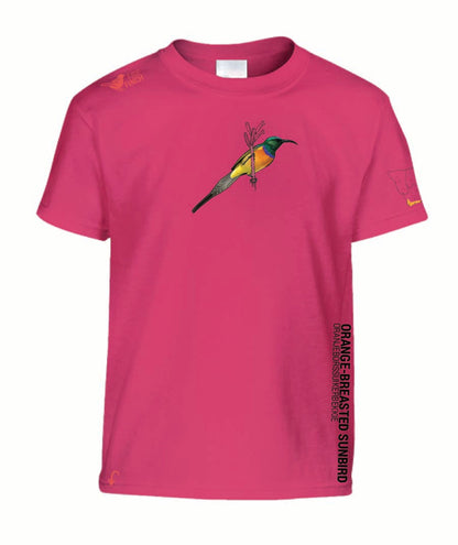 Orange-Breasted Sunbird Kids Shirt