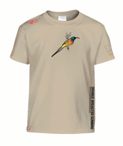 Orange-Breasted Sunbird Kids Shirt