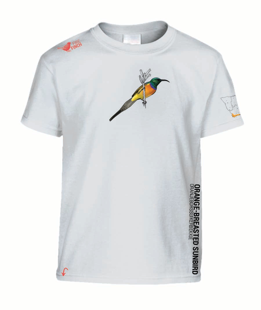 Orange-Breasted Sunbird Kids Shirt