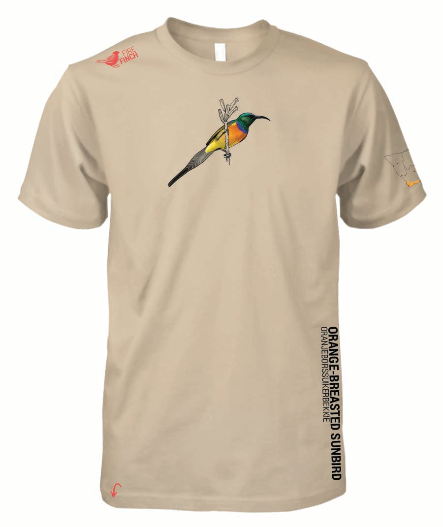 Orange-Breasted Sunbird Mens Shirt