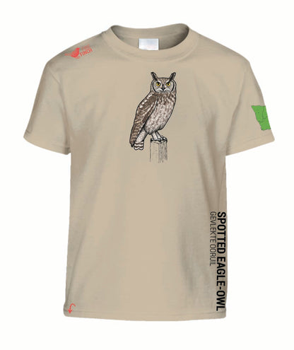 Spotted Eagle-Owl Kids Shirt