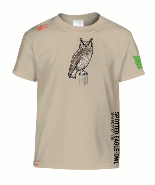 Spotted Eagle-Owl Kids Shirt