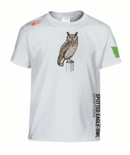 Spotted Eagle-Owl Kids Shirt