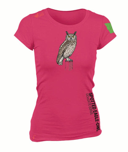 Spotted Eagle-Owl Ladies Shirt