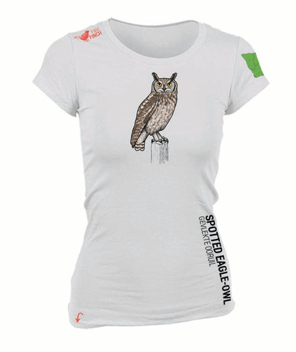 Spotted Eagle-Owl Ladies Shirt