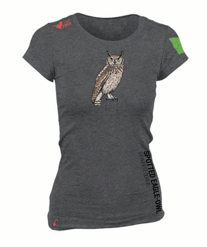 Spotted Eagle-Owl Ladies Shirt