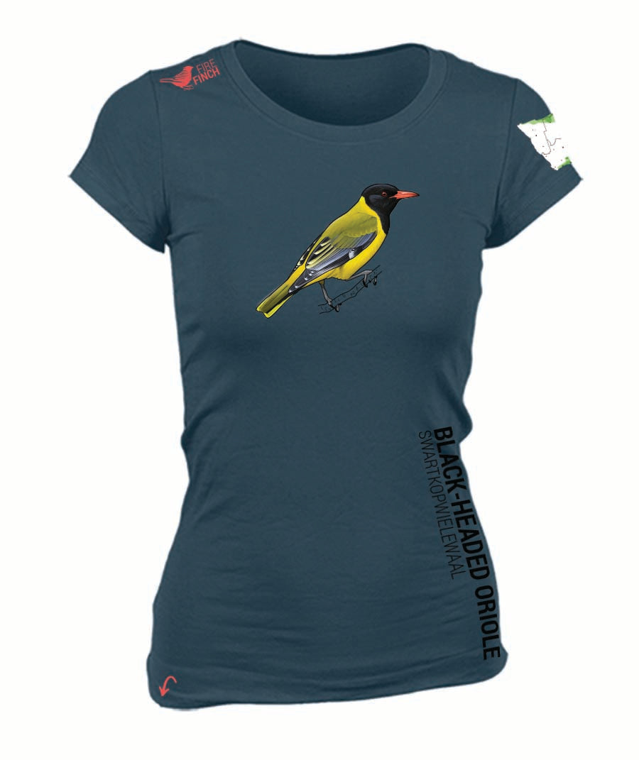 Black-headed Oriole Ladies Shirt