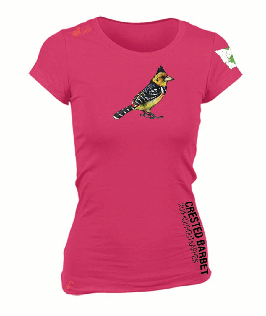 Crested Barbet Ladies Shirt