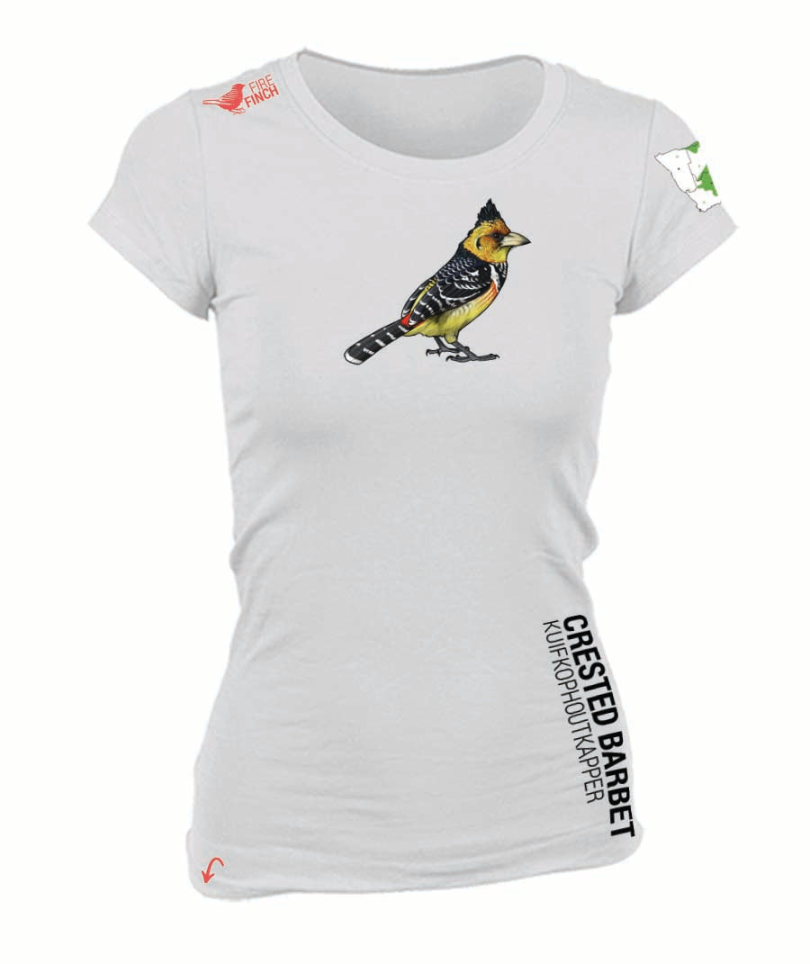 Crested Barbet Ladies Shirt