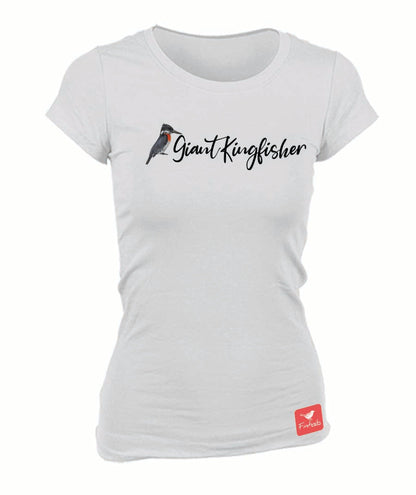 Giant Kingfisher Name Ladies Shirt
