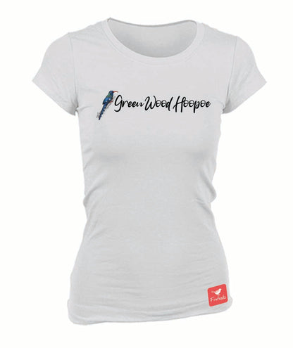 Green Wood-Hoopoe Name Ladies Shirt