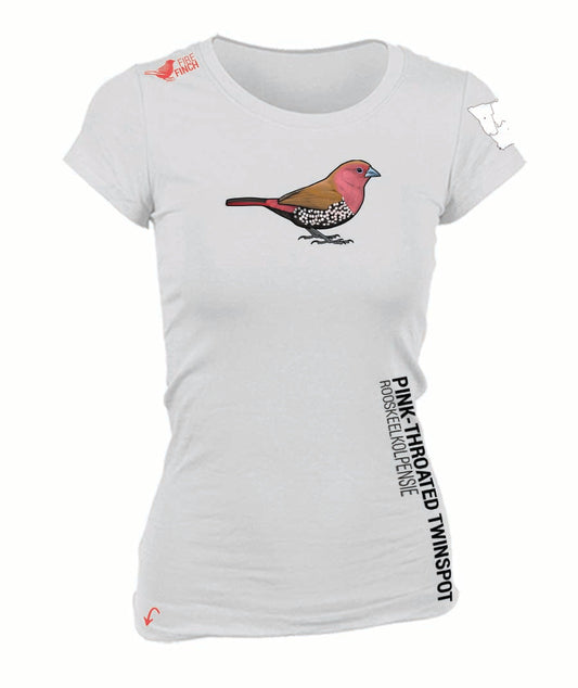 Pink-Throated Twinspot Ladies Shirt