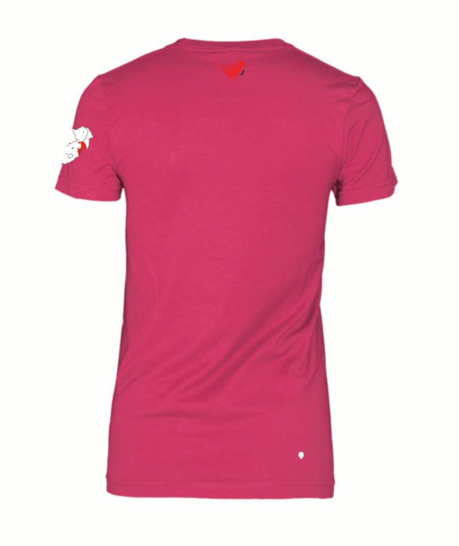 Pink-Throated Twinspot Ladies Shirt