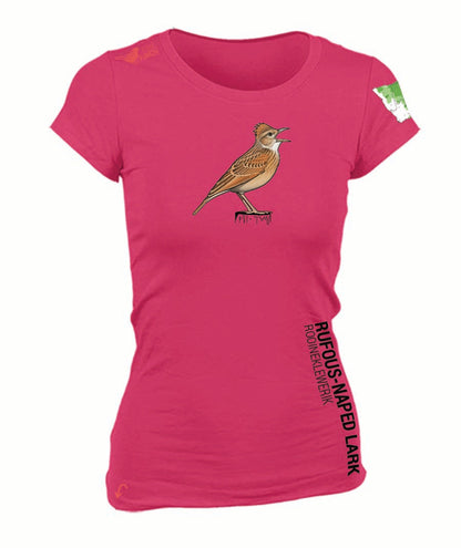 Rufous-Naped Lark Ladies Shirt