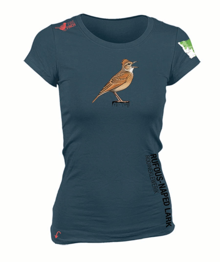 Rufous-Naped Lark Ladies Shirt