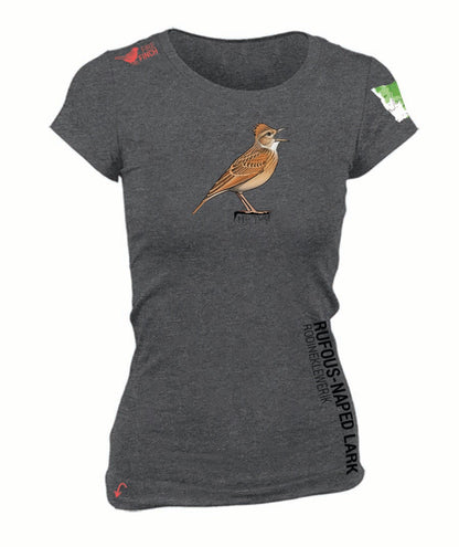 Rufous-Naped Lark Ladies Shirt