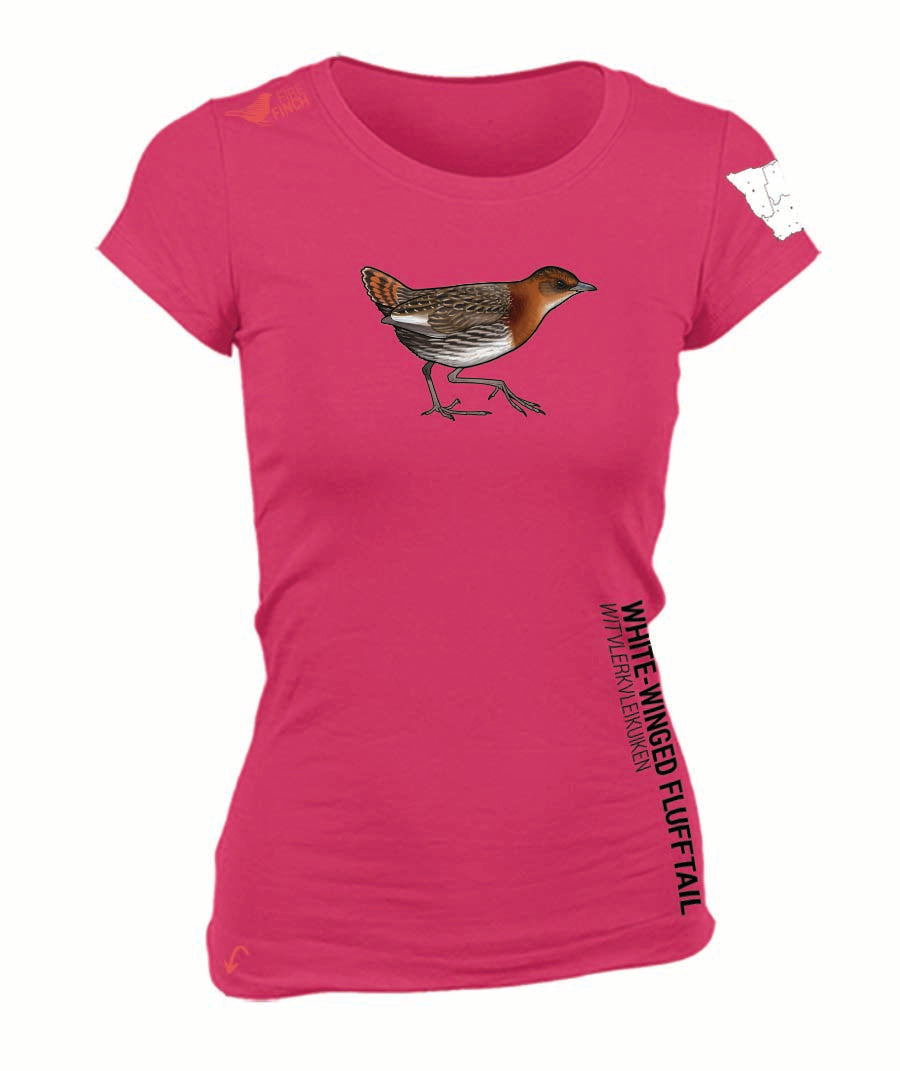 White-Winged Flufftail  Ladies Shirt