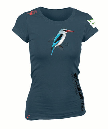 Woodland Kingfisher Ladies Shirt