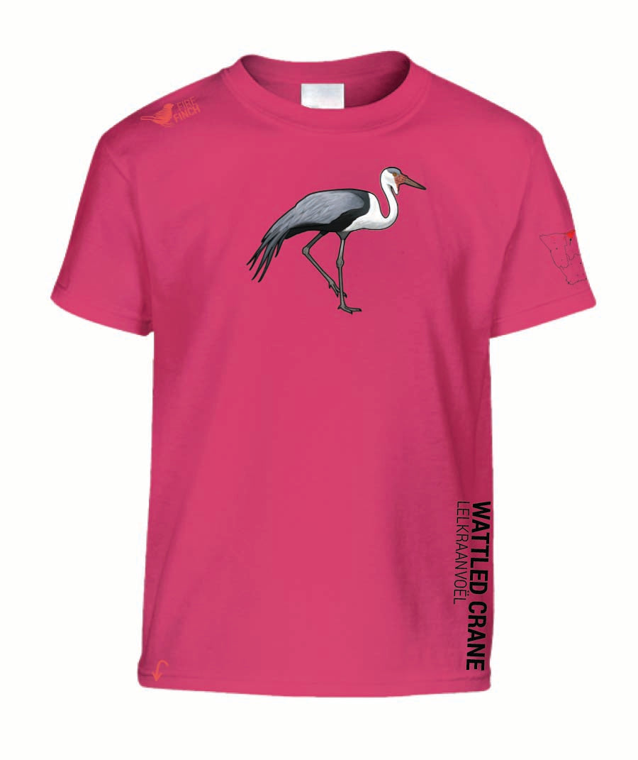 Wattled Crane Kids Shirt