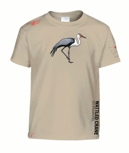 Wattled Crane Kids Shirt