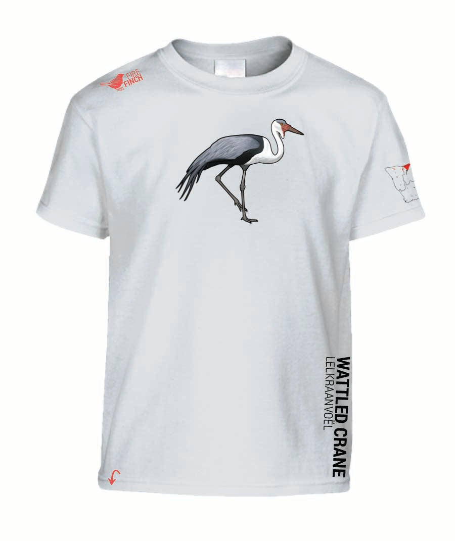 Wattled Crane Kids Shirt