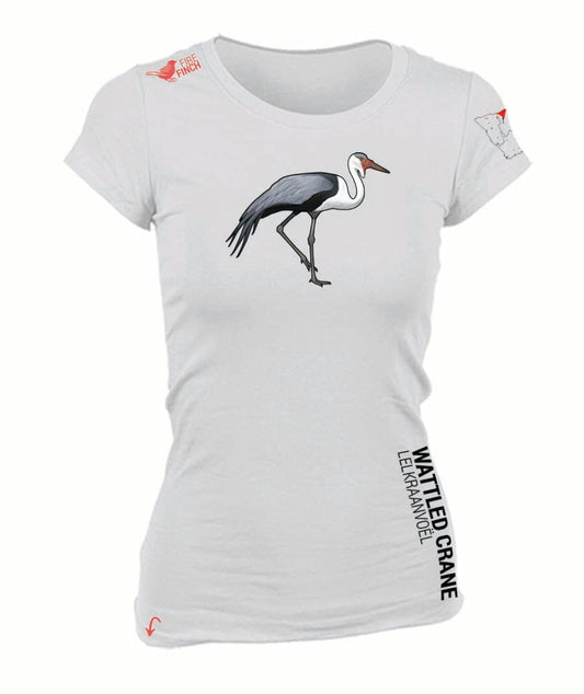 Wattled Crane Ladies Shirt